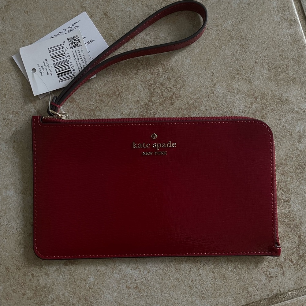 Kate Spade wristlet red
